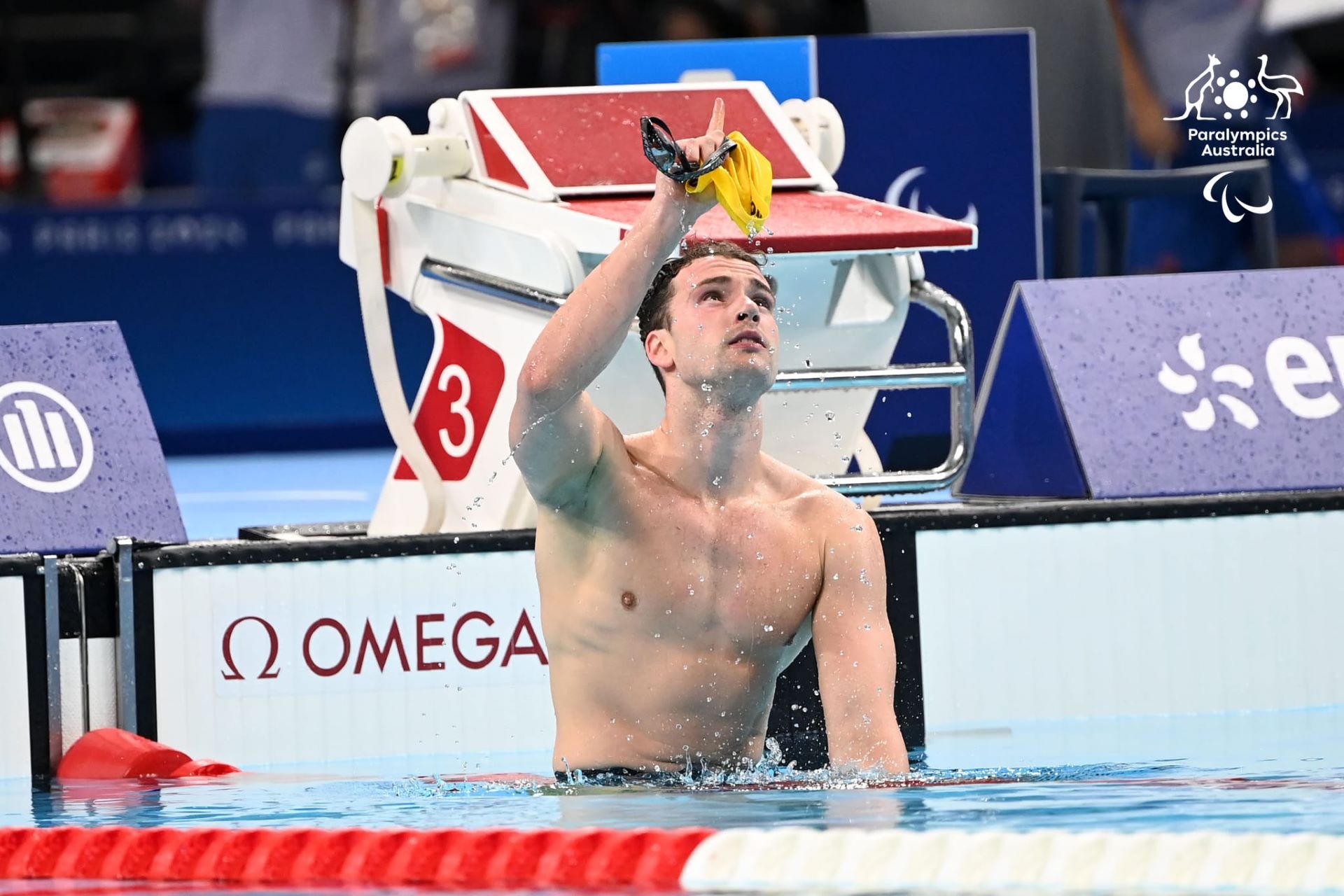 Ben Hance secures gold in the S14 100 metres Backstroke