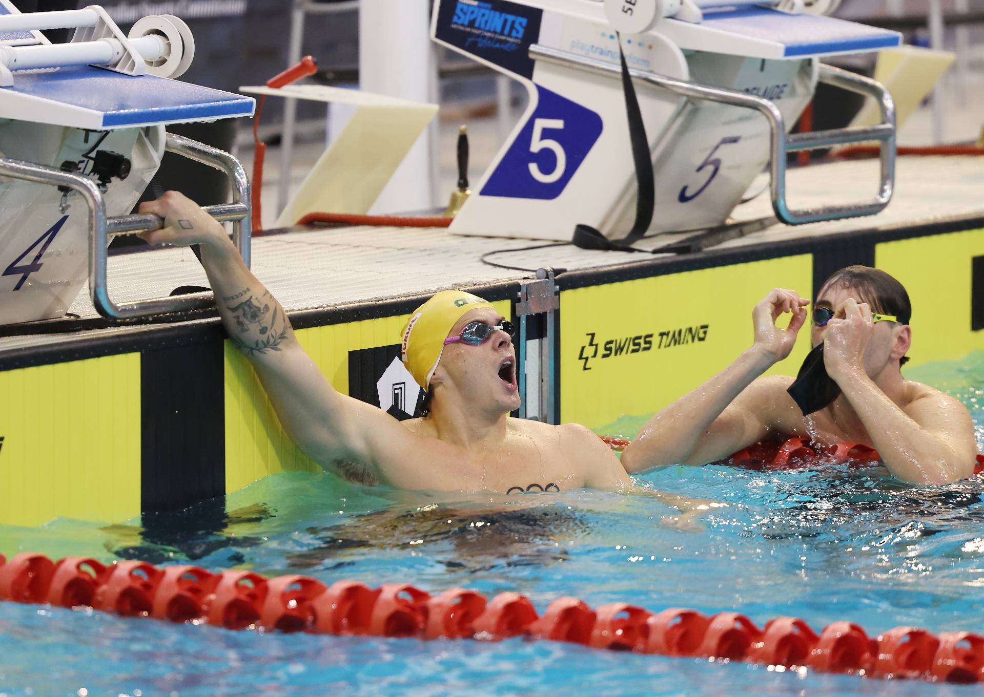 QAS supported swimmer Isaac Cooper won Men's 100m Backstroke at Australian Short Course Swimming Championships