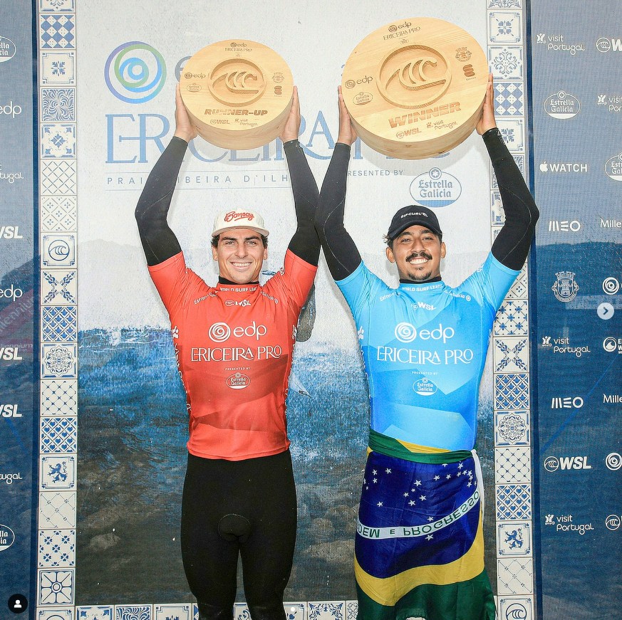 QAS supported surfer Callum Robson was the runner up in Round 5 of the WSL’s Challenger Series in Portugal. Photo: @Callummrobson