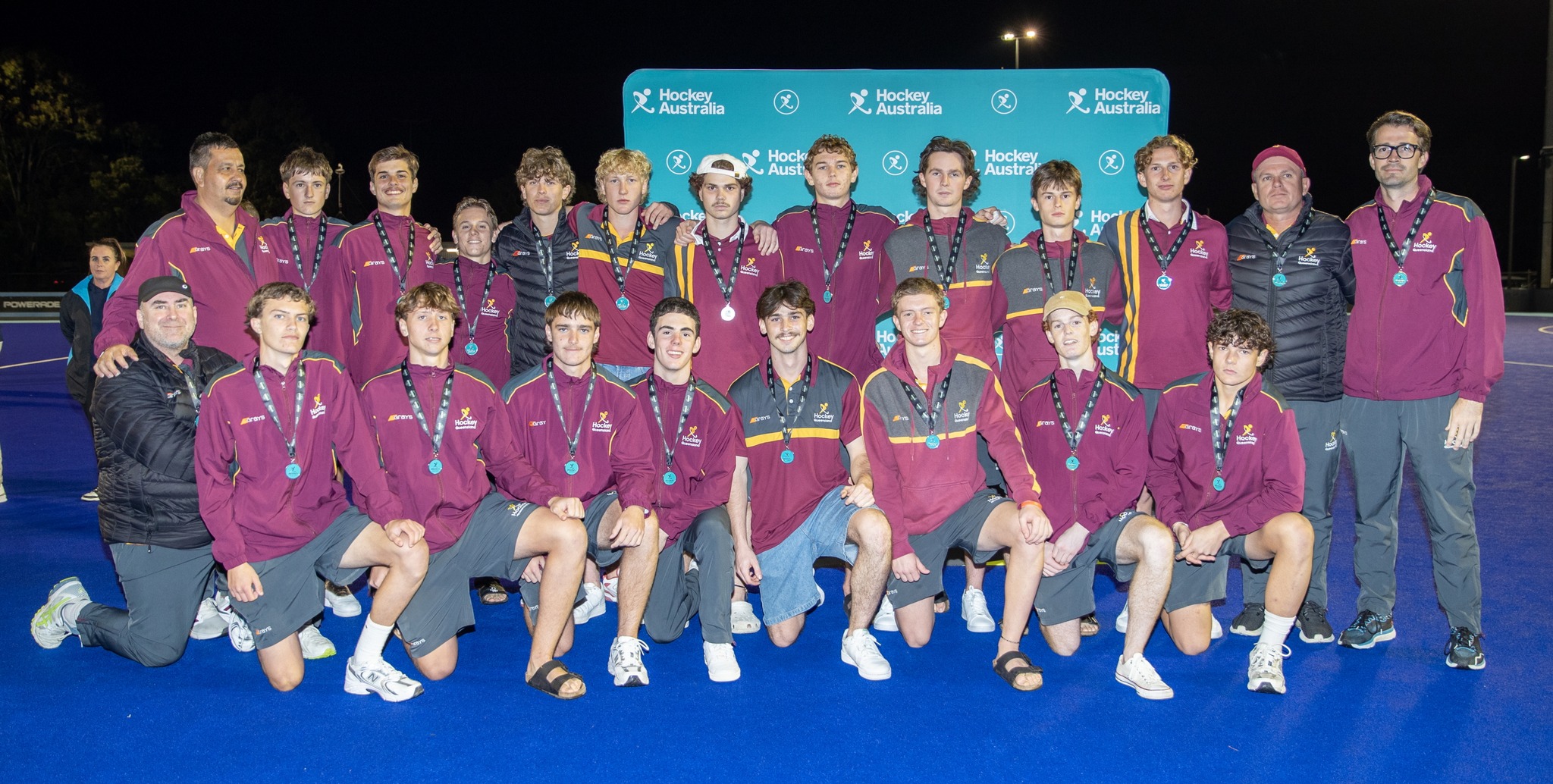 QAS-supported Matthew Hawthorn helped Men’s Under 18 Queensland Hockey team finish second.