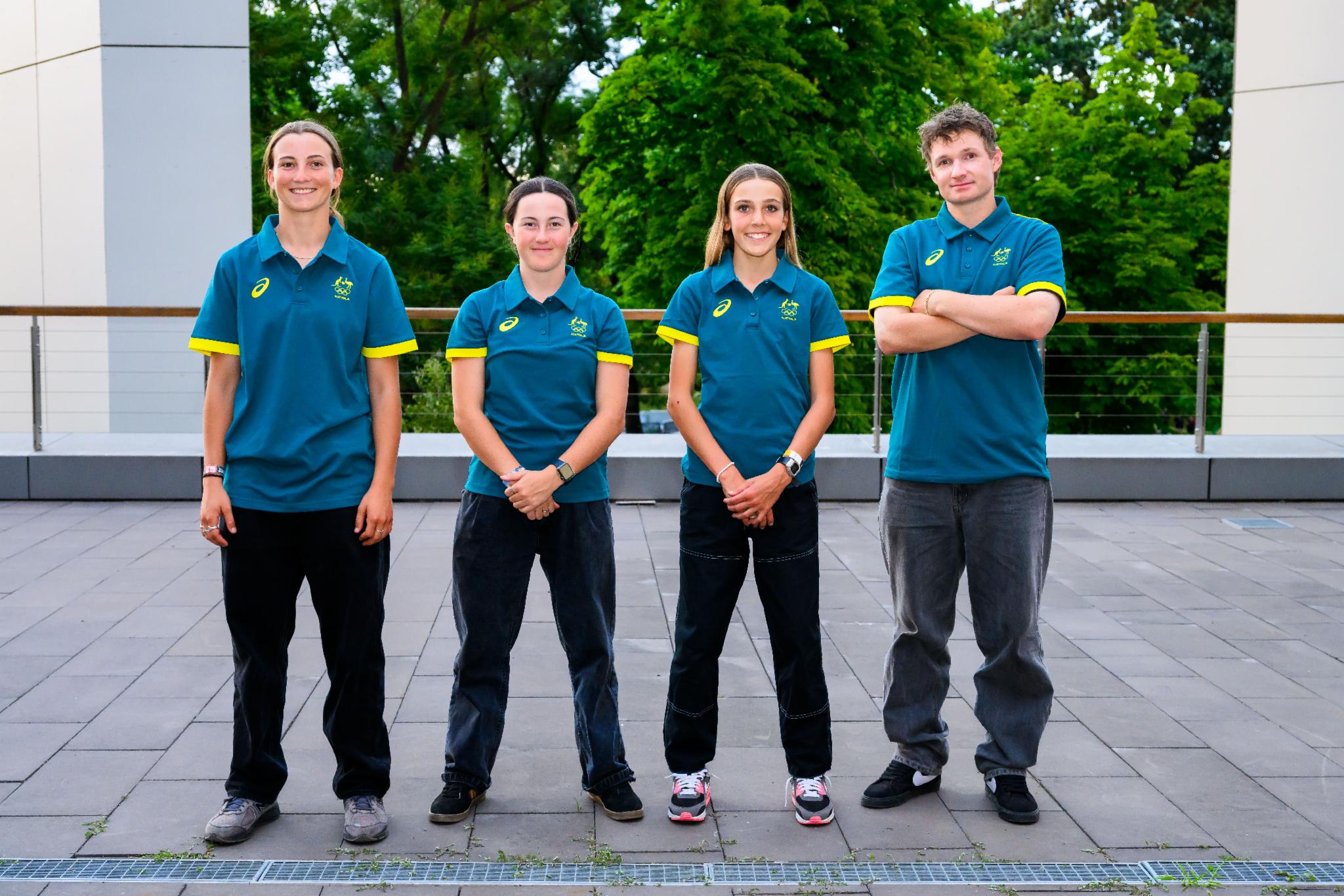 QAS-supported street skaters Chloe Covell and Haylie Powell selected to compete at the Paris Olympic Games.