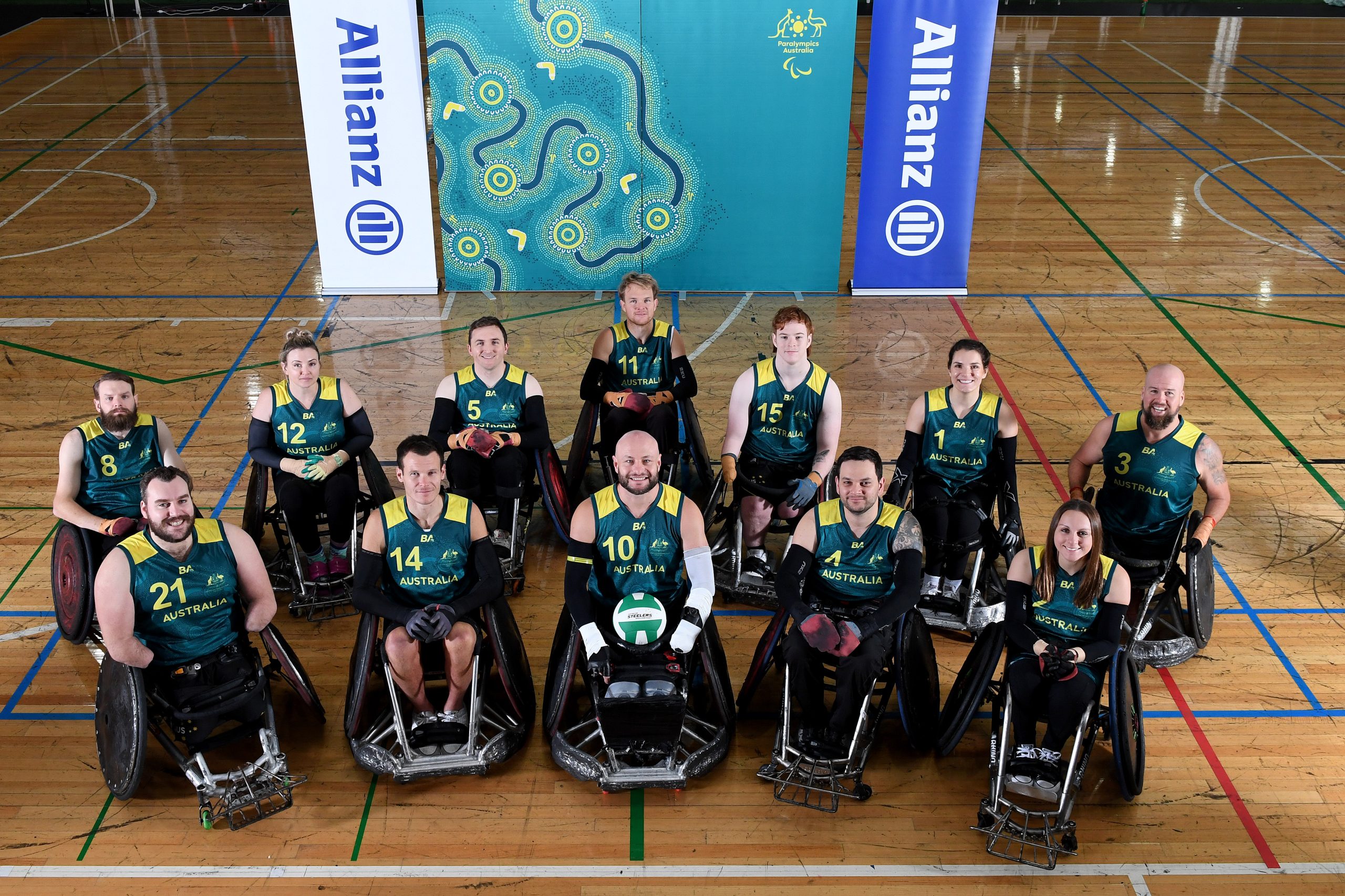 Australian Steelers Wheelchair Rugby Paralympic team announcement.